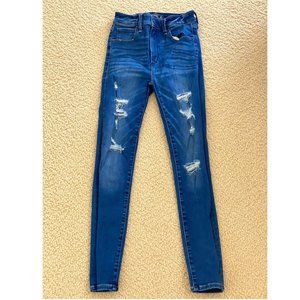 High Waisted Ripped Jeans
